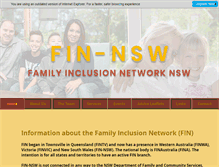 Tablet Screenshot of fin-nsw.org.au